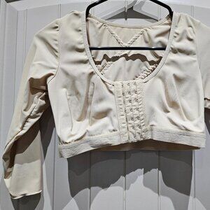 Compression 3/4 length sleeve tops, set of 2, size M